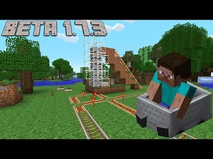 Beta 1.7.3 How to Build an Automatic Minecart Dispenser - Tutorial