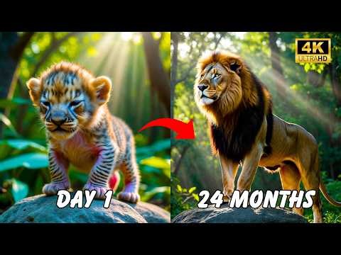 24 Months of Lion Growth in Just 2 Minutes!