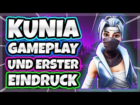 Gameplay mit dem neuen Fortnite Skin KUNIA und erster Eindruck 👊👌 | NULLPROBLAMA