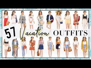 57 SUMMER VACATION Outfit Ideas! | Summer Outfits Fashion Lookbook 2018 | Miss Louie