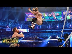 Daniel Bryan unleashes on Sami Zayn and Kevin Owens during his in-ring return: WrestleMania 34