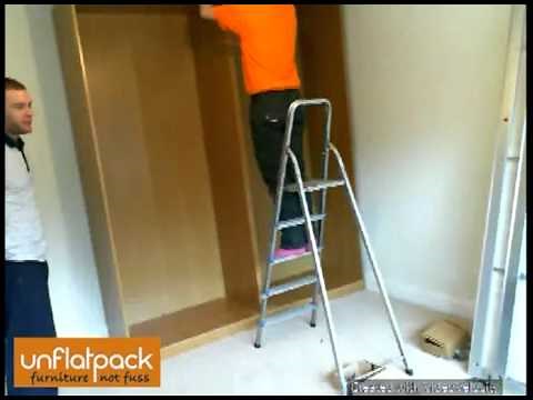 Assembly of Ikea Pax Malm Sliding Door Wardrobe - Assembled from Flatpack