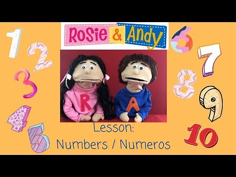 Rosie & Andy: Spanish for Kids- Bilingual Lesson- Numbers / Numeros