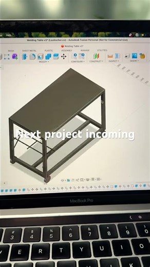 Preview of the next project - basic welding table - like for free plans #weldingtable