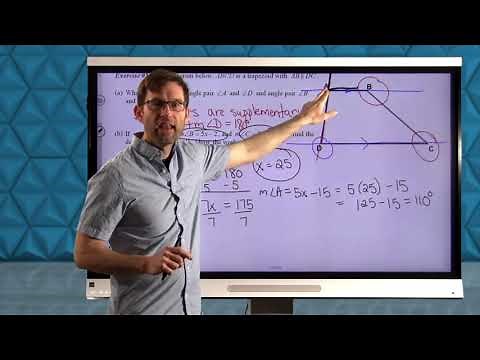 Common Core Geometry.Unit #6.Lesson #1.Trapezoids and Parallelograms