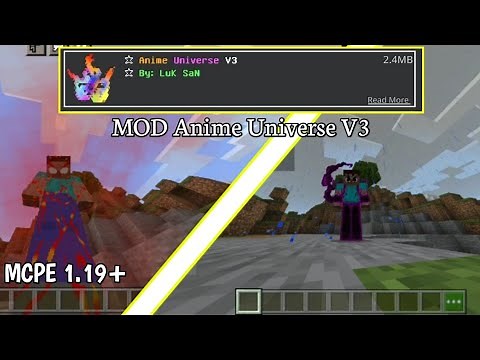 MOD Anime Universe V3 - Minecraft PE 1.19+