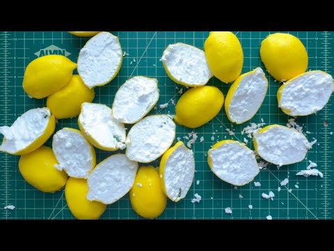 Why everyone's cutting up foam lemons for their decor!
