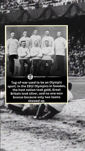 Tug-of-war wasn’t just a playground game, it was once a serious Olympic event