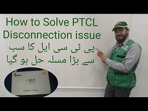 How to resolve PTCL disconnection issue for ADSL