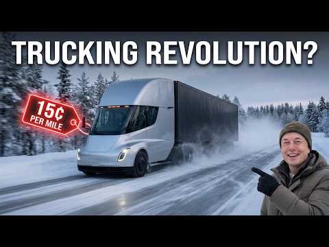 Tesla Semi’s 15¢ Per Mile Operating Cost Shocked the Industry — The Ultimate Money Machine?