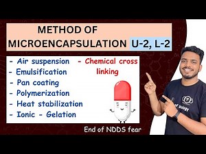 Methods of microencapsulation || microencapsulation part 2 || methods of microencapsulation NDDS