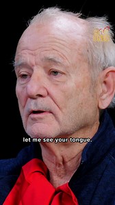 3.3M views · 26K reactions | Bill Murray: "let me see your tongue"  | Hot Ones | Facebook