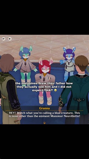 The guy reaction has me crying like why would that be you? they’re so cute I love how much they love neuvillete their bond is just 🥺. #neuvillettegenshinimpact #melusines #hoyocreators #fontainegenshin #fyp
