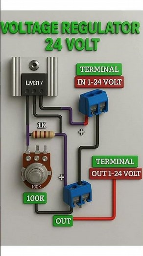 🔋 “24V Voltage Regulator Explained | Simple Power Control Trick!