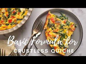 CRUSTLESS QUICHE