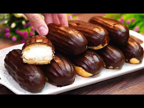 The Most Delicious 10-Minute Éclairs – You’ll Be Amazed!