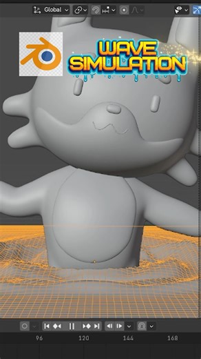 How to Make Waves #blendertutorial #3danimation