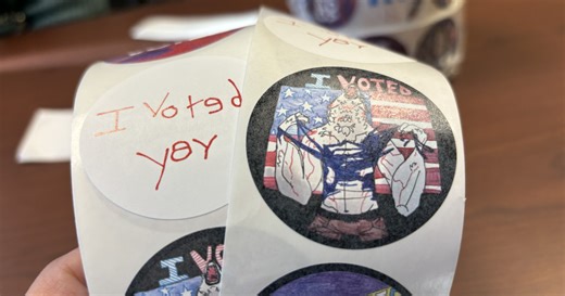 This year's 'I Voted' sticker contest generated 4 times the entries of 2024