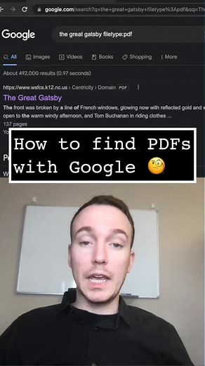 How to find PDFs with Google 🧐 #techtok #osint #appsec #infosec #coder