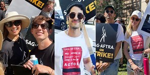 'Glee' Stars Kevin McHale, Darren Criss & More Reunite for SAG Strike