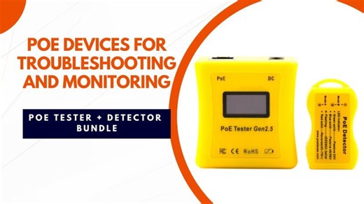 PoE Device for Troubleshooting and Monitoring - Portable PoE Identification and Inline Voltage | PoE Texas