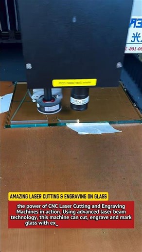 Amazing Laser Cutting & Engraving on Glass | High Precision CNC Laser Machine.