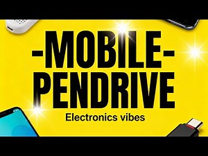 📱How to Use Pendrive on Mobile | OTG Connection & File Transfer Guide💾 | Electronics Vibes |