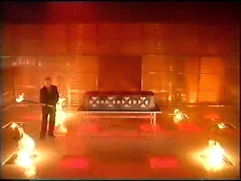 Paul Daniels magic show-Debbie Mcgee cremation illusion