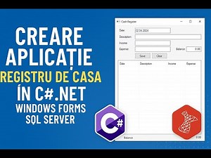 Create a House Registry Application in C# .NET 8 + SQL Server | Step by Step Tutorial in Windows ...