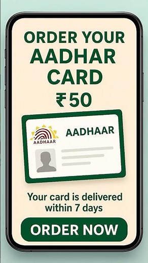 PVC Aadhaar Card Online Order 2025 ✅ | Plastic Adhaar Card Online Apply | UIDAI Pvc Aadhaar Card