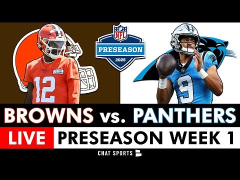 Browns vs. Panthers Live Streaming Scoreboard, Shedeur Sanders Watch Party | NFL Preseason Week 1