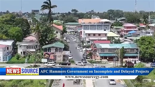 7.9K views · 63 reactions | NEWS Source: AFC Hammers Government on Incomplete and Delayed Projects | News Source Guyana | Facebook