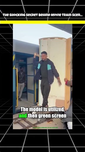 The Shocking Secret Behind Movie Train Scenes! 😳 #shorts #miraxfact
