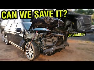 We Fixed a Smashed 2023 Cadillac Escalade With ‪@NikoBrothers‬ in Two Days!