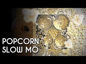 Popcorn popping in SLOW MOTION (Relaxing)