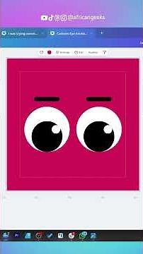 Create a Cartoon Eye Animation In Canva in 1 minute!