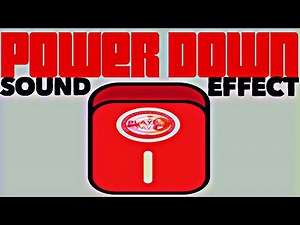 Power Down Sound Effect / Shut Down Power Failure Sounds For Video Edits / No Copyright Samples
