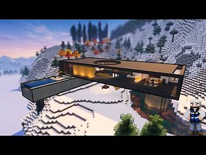 Stunning Modern House in Minecraft (perfect for survival)