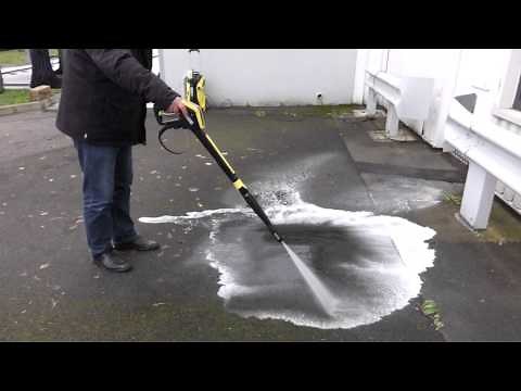 KÄRCHER FRANCE: Using the K7 Full Control HP Cleaner to clean an outdoor terrace