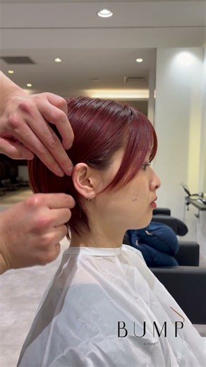 30秒で分かる！耳掛けショートヘアの作り方〜全掛け編〜 #ショートボブ #ショートヘア #耳掛けショート #スタイリング動画 #50代ヘアスタイル