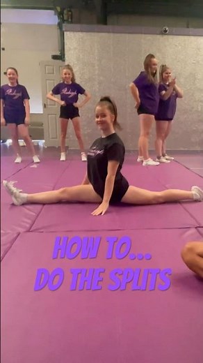 How to… do the splits!!! #splits #howtodothesplits #cheer #cheerleader #shadazzle