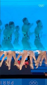swimming dancing on olympic game show👀🌊🏊🤽