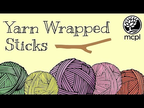 Yarn Wrapped Sticks