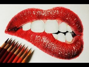HOW I DRAW REALISTIC LIPS!!