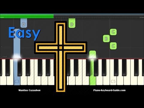 How to Play How Great Thou Art - Very Easy Piano Keyboard Tutorial