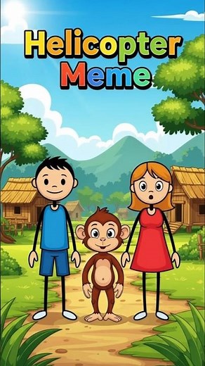 Helicopter Helicopter Meme (4k Meme) #shortsfeed #memes #animation