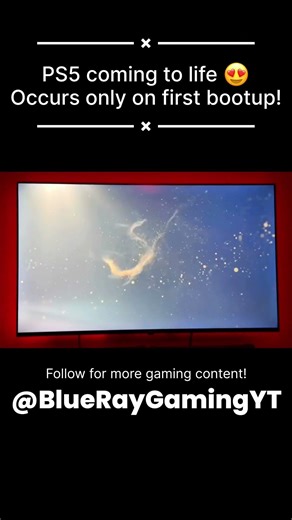 First PS5 Boot-Up Experience: The Exclusive Startup Screen Revealed! #PS5 #FirstBoot #Gaming #Shorts