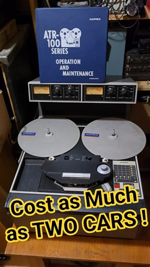 70s Vintage Rare AMPEX ATR-100 The BEST Reel to Reel Tape Recorder