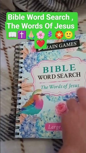Bible Word Search, The Words of Jesus #biblical #christian #christianity #shorts 📖✝️🙏🏼🌸🪻🏵️❤️🙂