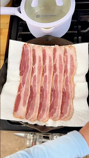 How to cook bacon in the microwave #bacon #breakfastideas #microwave
